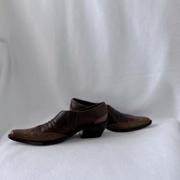 Matisse Size 7 1/2 Brown Western Style Leather Shooties - Picture 6 of 11